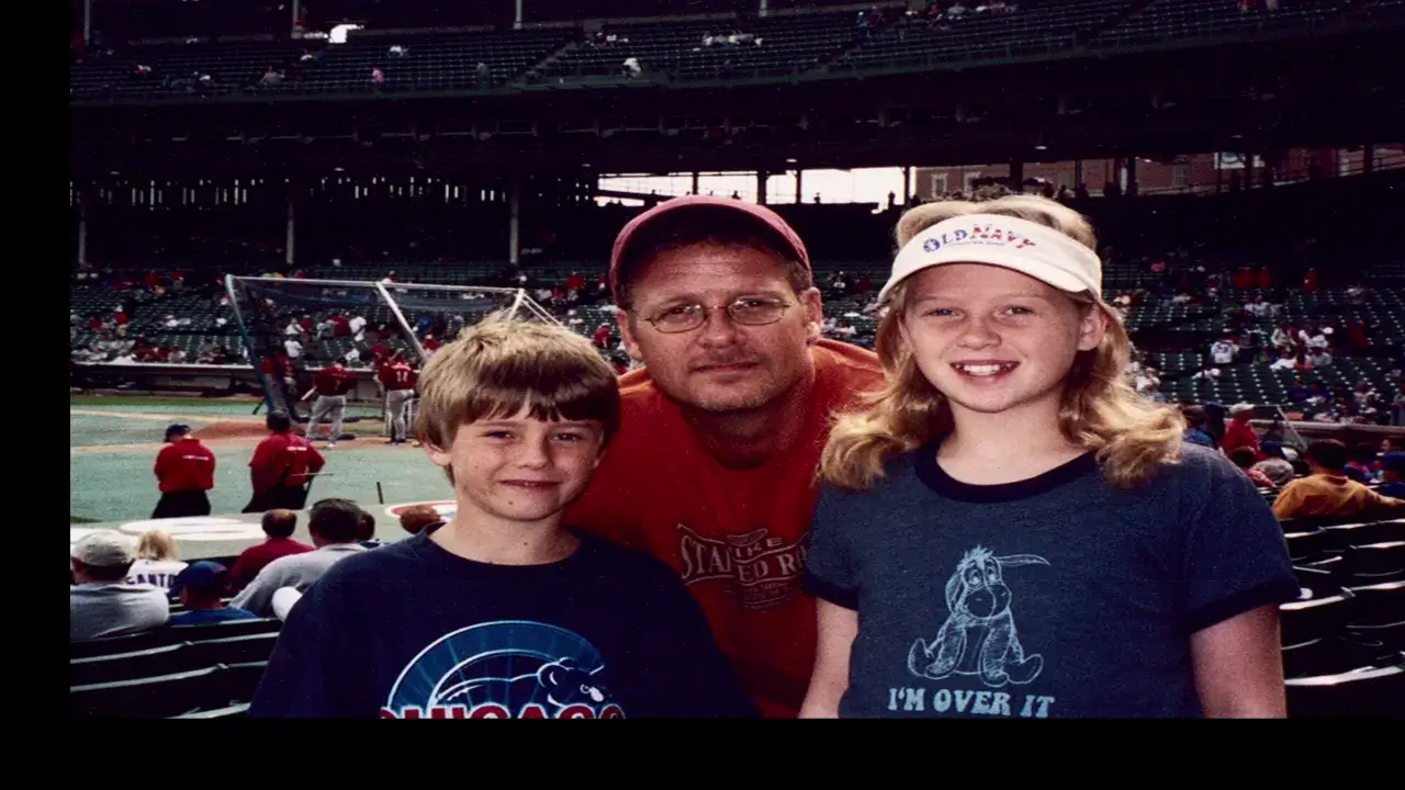 Opening frame of the ten-minute slideshow of Tori and Alec's years